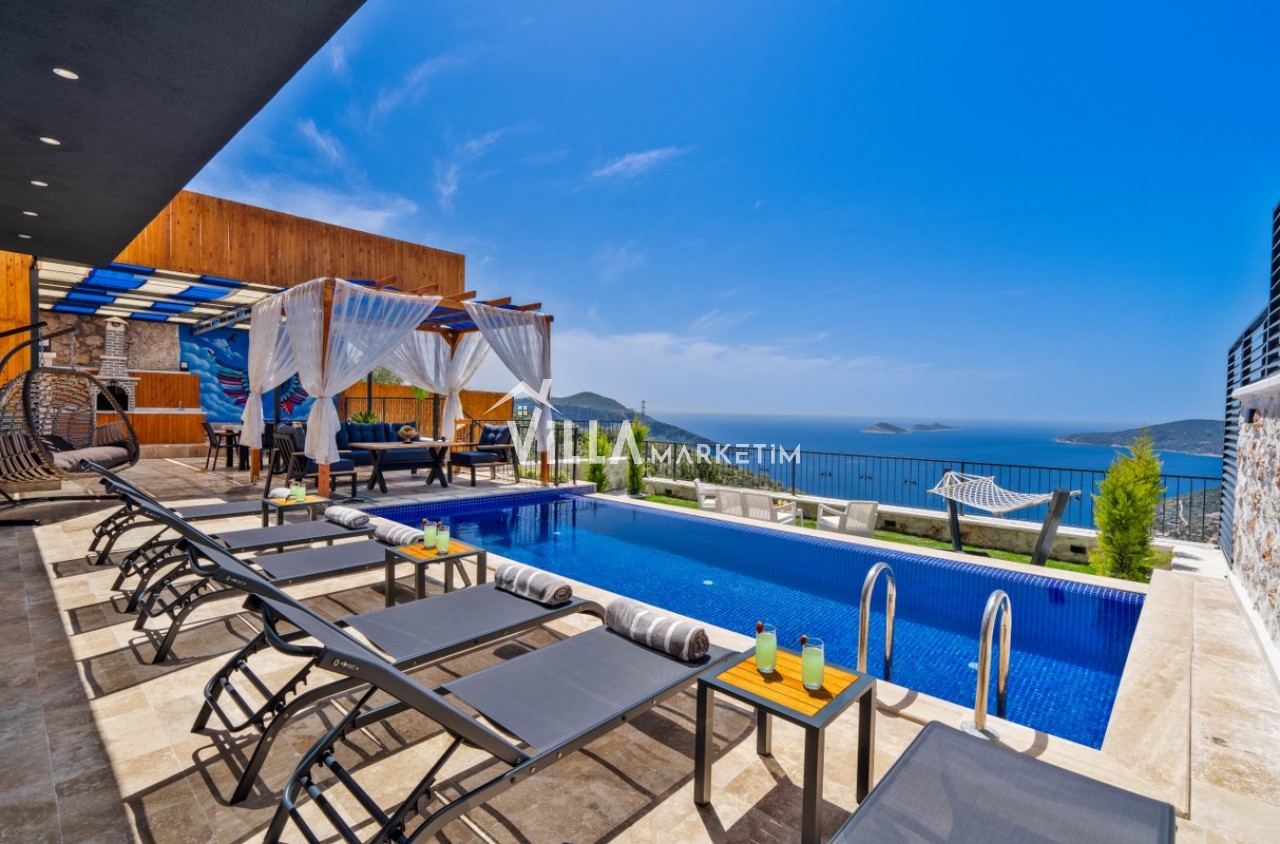 Villa Sığlam Kalkan, Kalkan Kaş Kiralık Villa/ Villa Marketim - VillaMaks