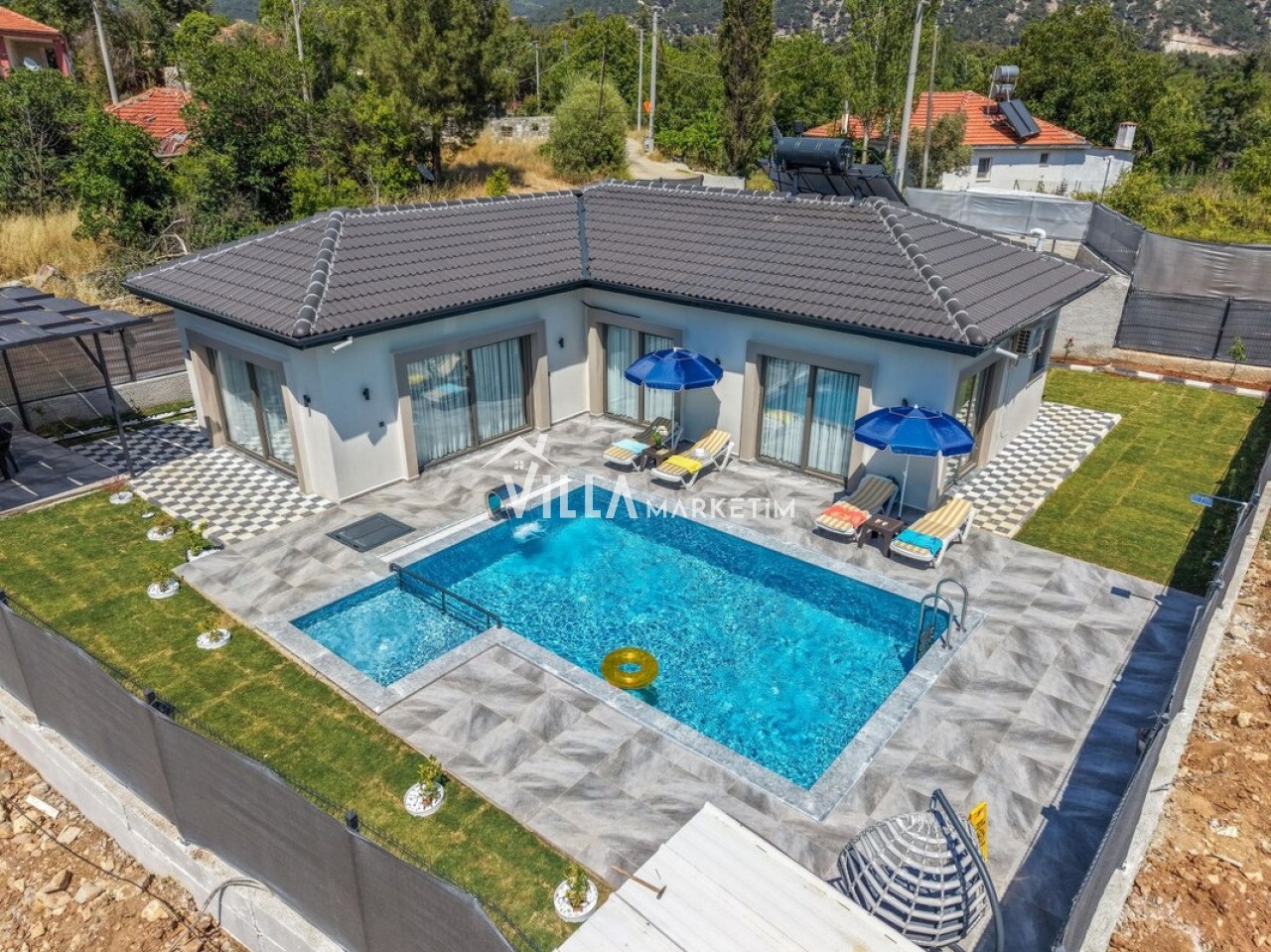 Villa Karan - Fethiye Nif Kiralık Jakuzili Villa - VillaMaks
